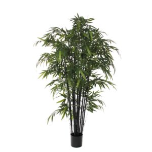 Kunstplant Bamboe zwart H210cm