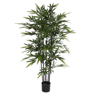 Kunstplant Bamboe zwart H140cm